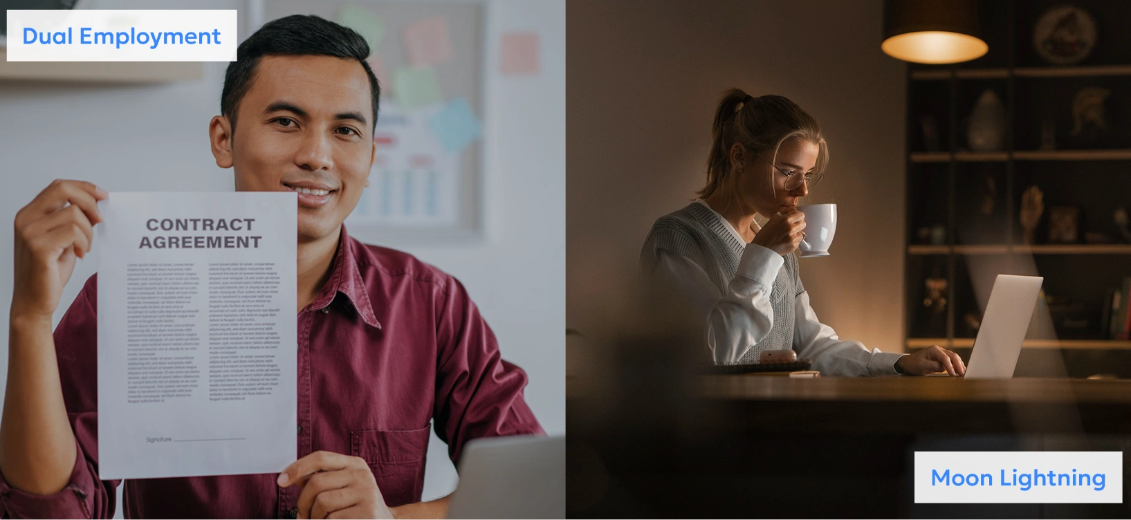 dual employment laws in India