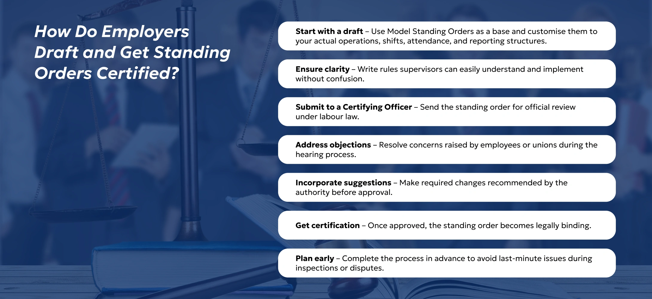 Standing order in labour law