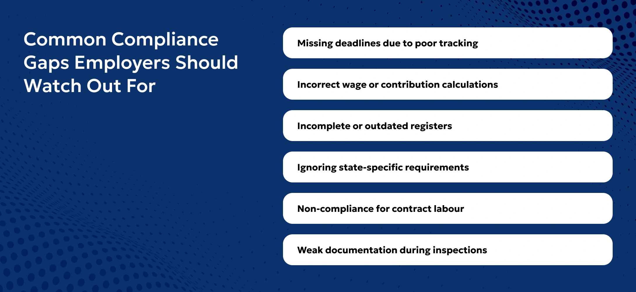 statutory compliance checklist